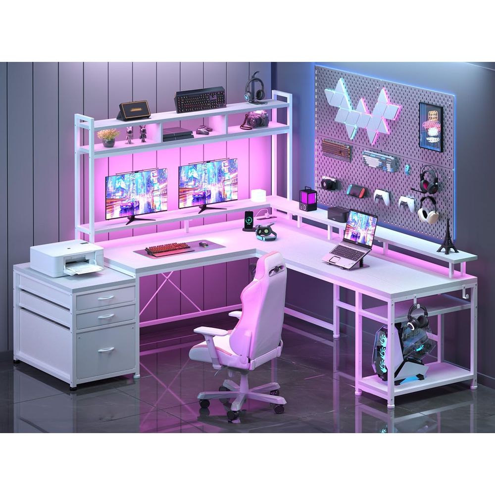 Desk Setup No Monitor - Escritorio en Forma de L de