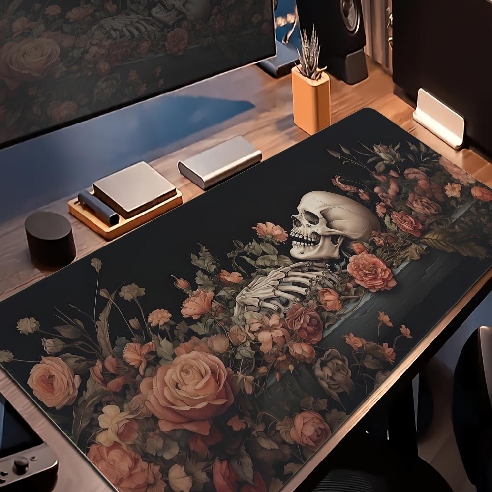 Desk Setup Dark - Alfombra de escritorio Dark Cottagecore, alfombrilla