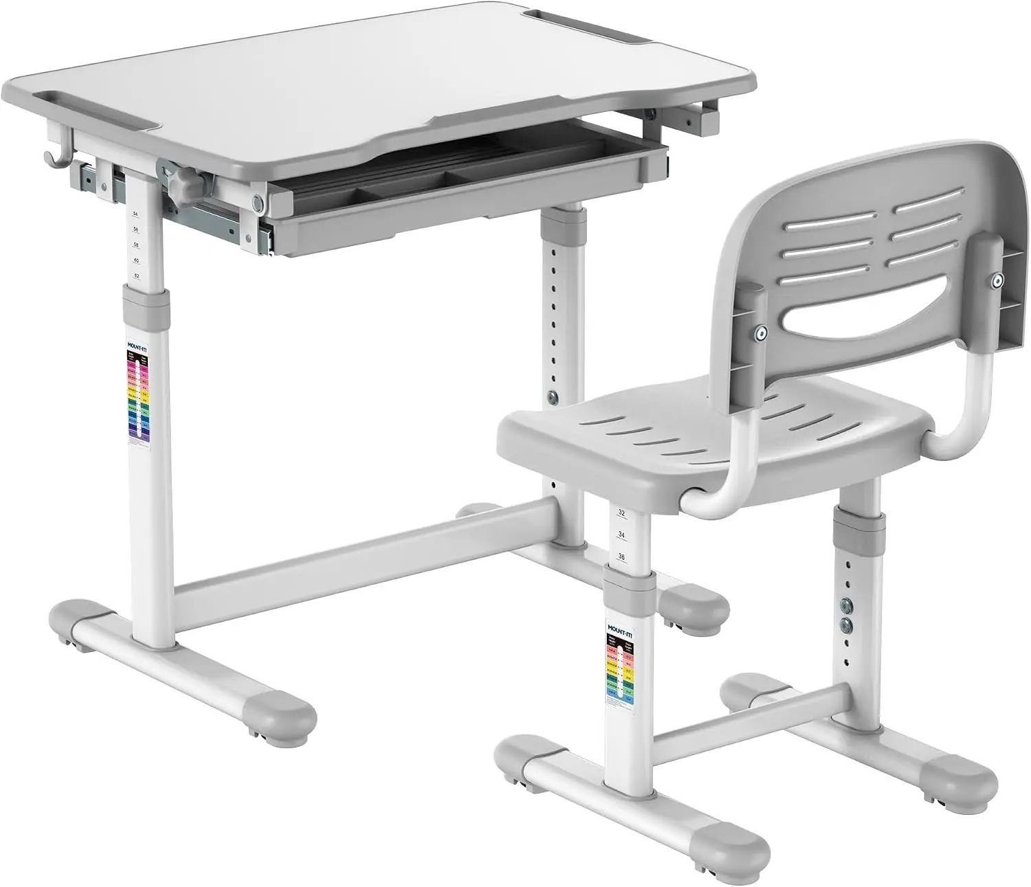 Desk Setup Kids - Monta-It! Juego de Escritorio y Silla