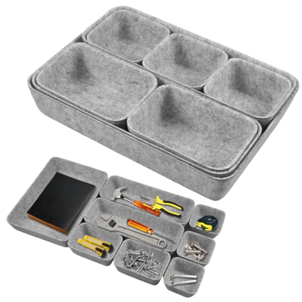 Desk Drawer Unit - Juego de 8 Cajas de Almacenamiento