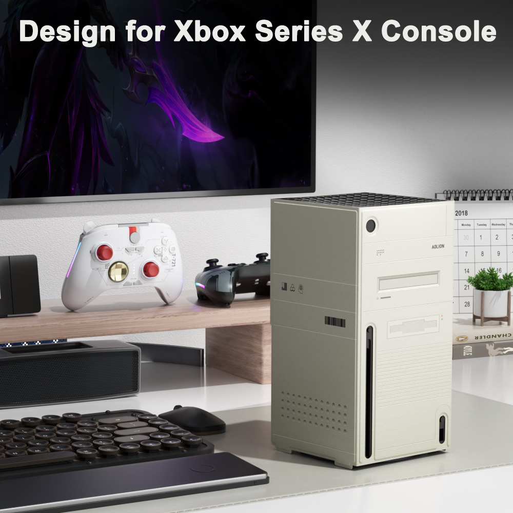 Desk Setup Xbox - AOLION-funda protectora para consola Xbox, resistente