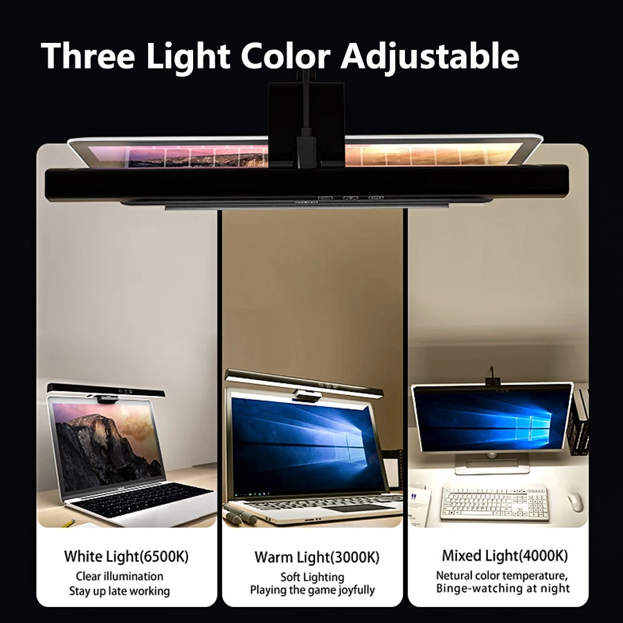 Barra de luz LED para Monitor, - Desk Setup No Monitor reseña y precio