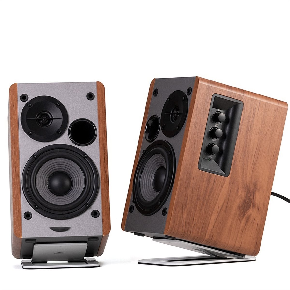 Soportes para altavoces de esc - Speaker Desk Setup reseña y precio