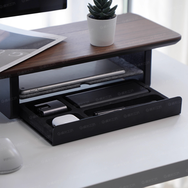 Soporte para Monitor, cajones  - Setup Desk Monitor reseña y precio
