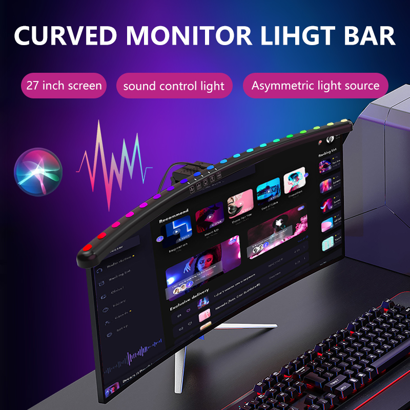 Barra de Luz RGBIC para Monito - Desk Setup No Monitor reseña y precio