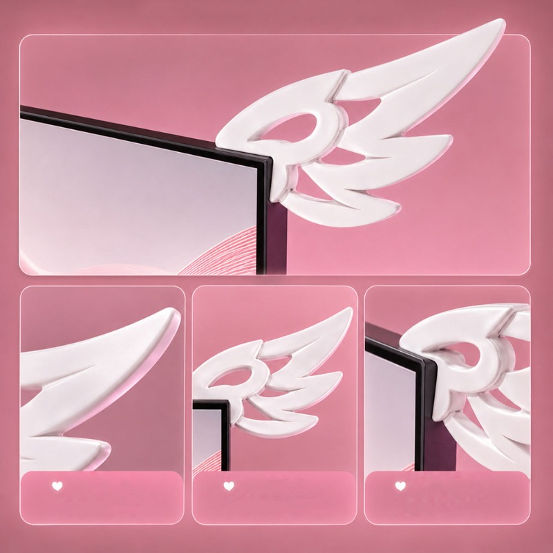 Decoración de Alas 3D Kawaii p - Setup Desk Monitor reseña y precio
