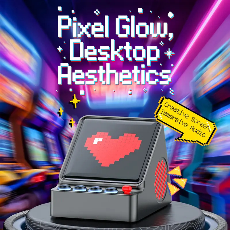 Altavoz Portátil con Pantalla  - Speaker Desk Setup reseña y precio