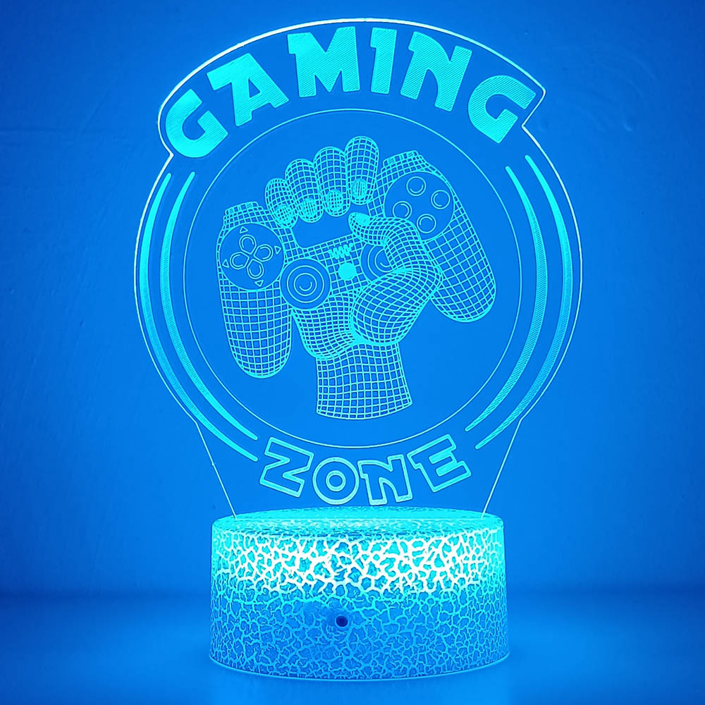 Lámpara de luz nocturna 3D par - Desk Setup Kids reseña y precio