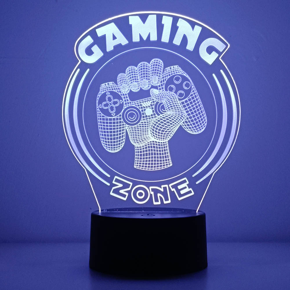 Lámpara de luz nocturna 3D par - Desk Setup Kids reseña y precio