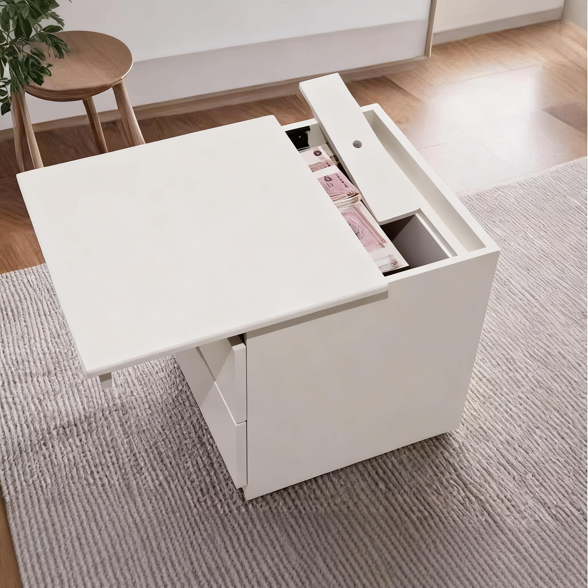 Mesita de noche multifuncional - Desk Setup Dark reseña y precio