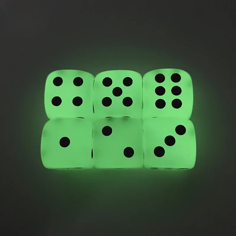 6-36 piezas de dados luminosos - Desk Setup Dark reseña y precio