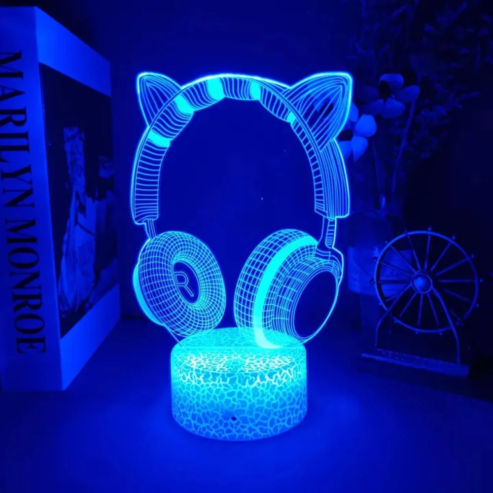 Auriculares con luz nocturna d - Desk Setup Kids reseña y precio