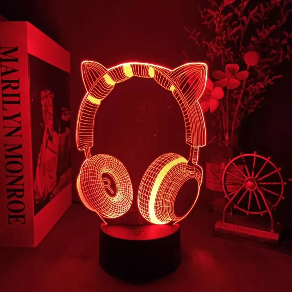 Auriculares con luz nocturna d - Desk Setup Kids reseña y precio