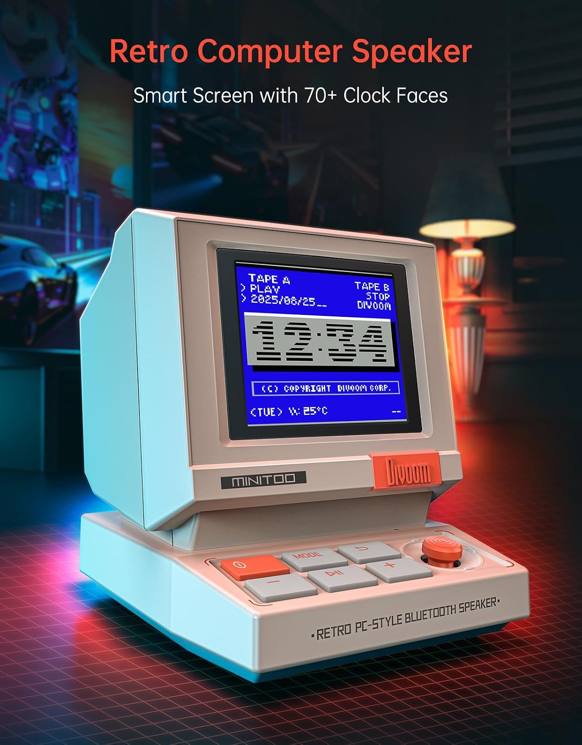 Mini Altavoz Retro Estilo PC c - Speaker Desk Setup reseña y precio