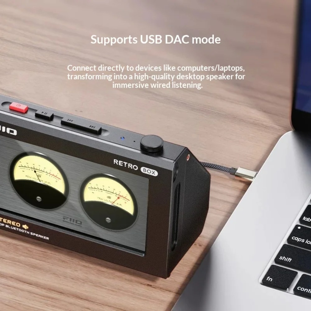 Altavoz Estéreo Bluetooth FiiO - Speaker Desk Setup reseña y precio