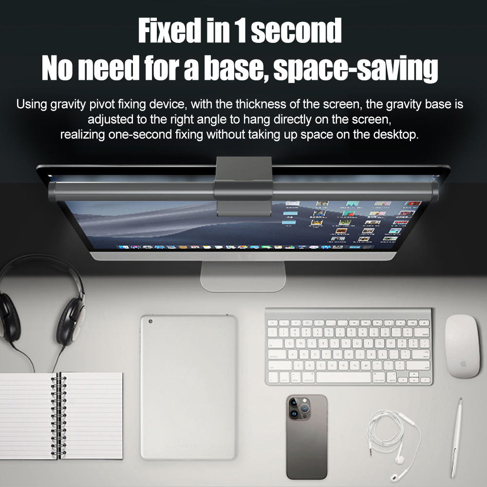 Barra de Luz LED Regulable par - Setup Desk Monitor reseña y precio
