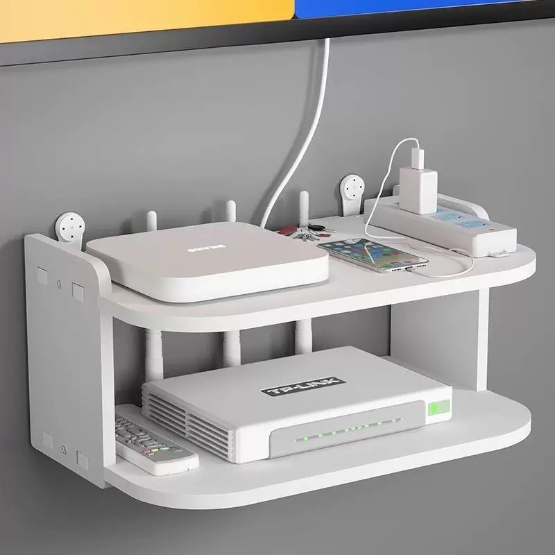 Estante organizador de cables  - Desk Setup Tv reseña y precio