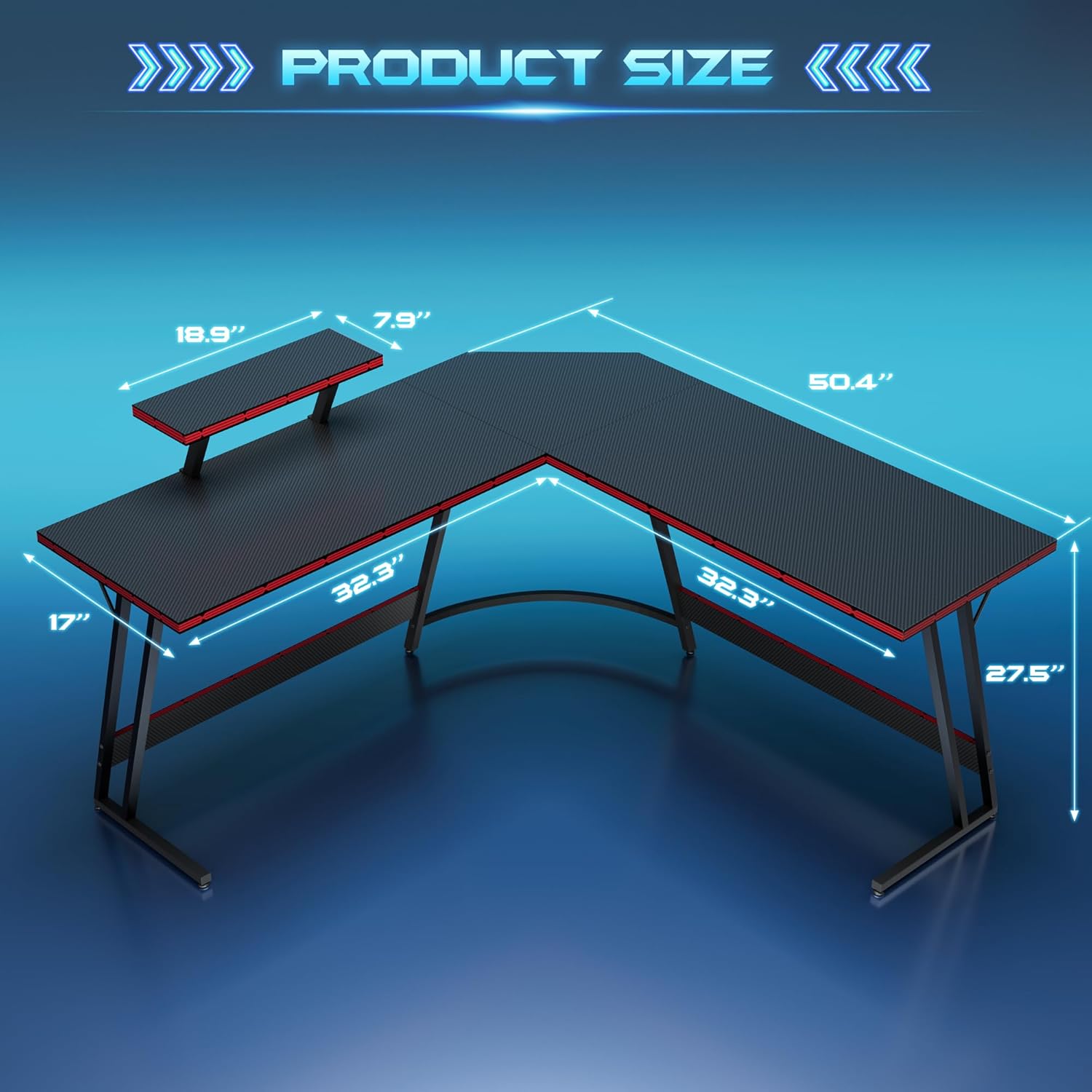 Escritorio de Juegos en Forma  - Setup Desk Monitor reseña y precio