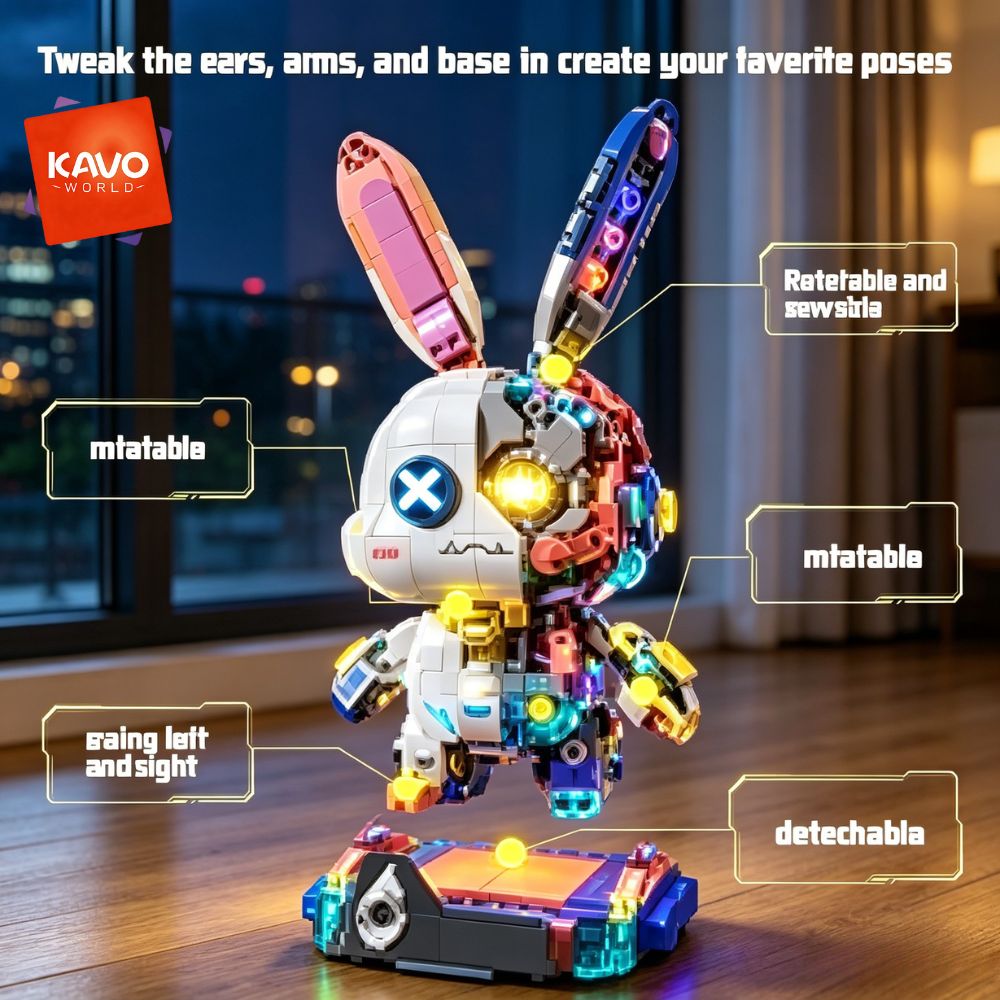 KAVOWORLD Juego de Bloques de  - Desk Setup Gifts reseña y precio