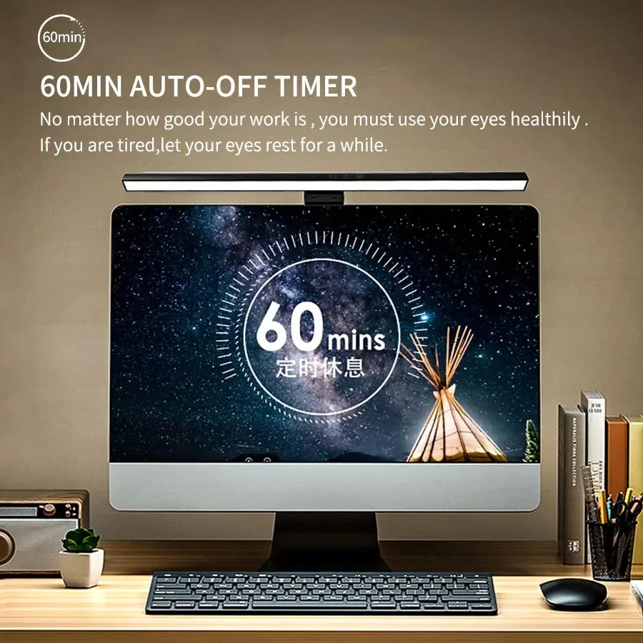 Lámpara LED de 33cm/50cm para  - Setup Desk Monitor reseña y precio