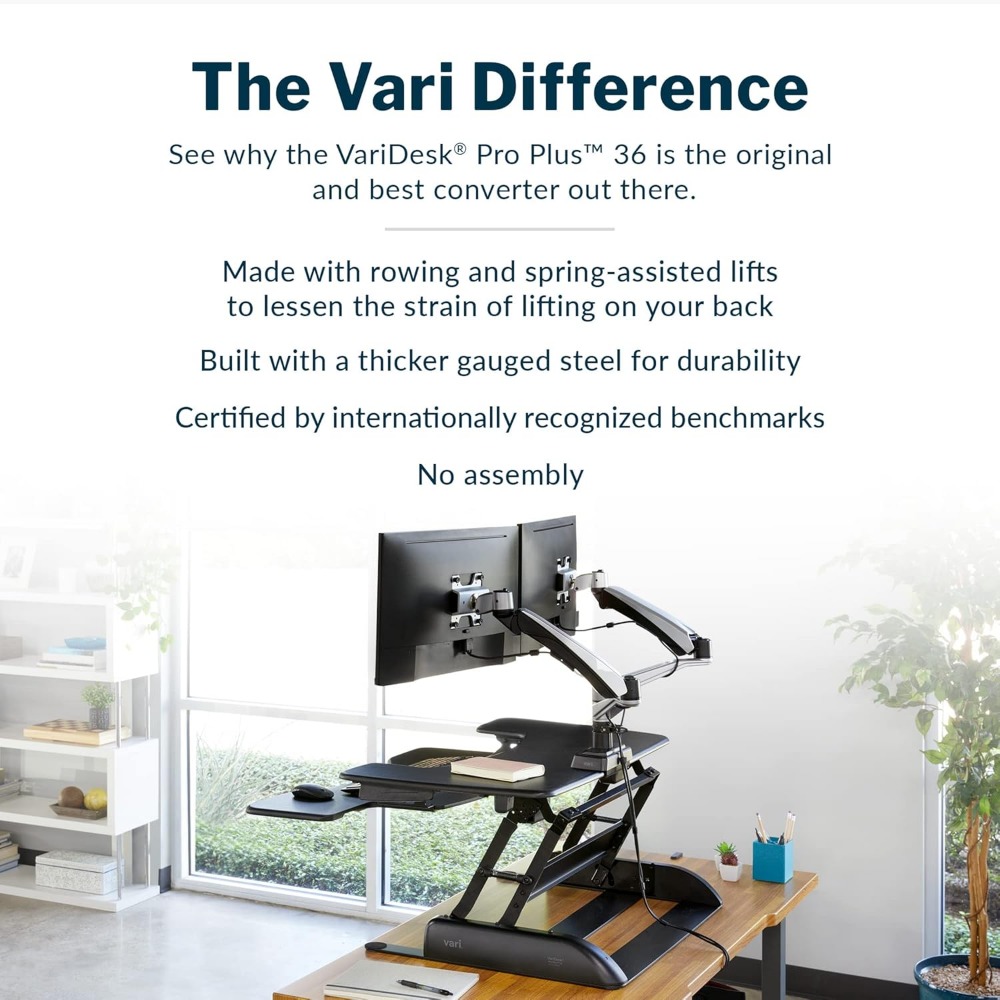 Desk Pro Plus 36, Convertidor  - Desk Setup No Monitor reseña y precio