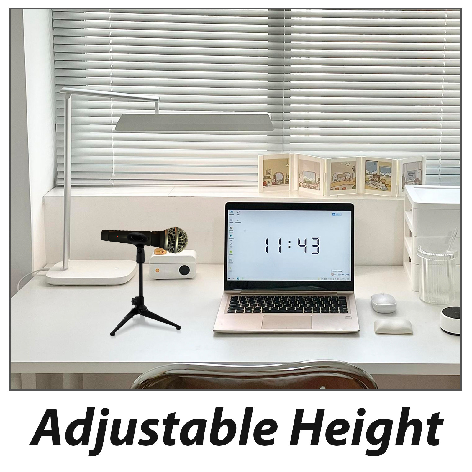 Soporte de Micrófono de Alumin - Desk Setup With Mic reseña y precio