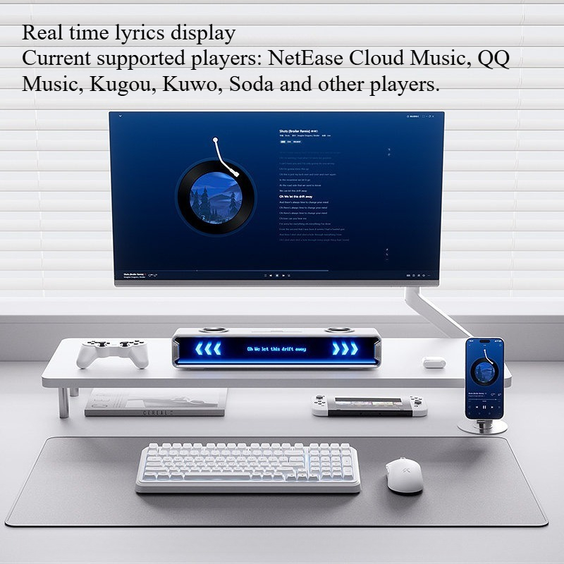 Altavoz K20 GT con Pantalla Co - Speaker Desk Setup reseña y precio