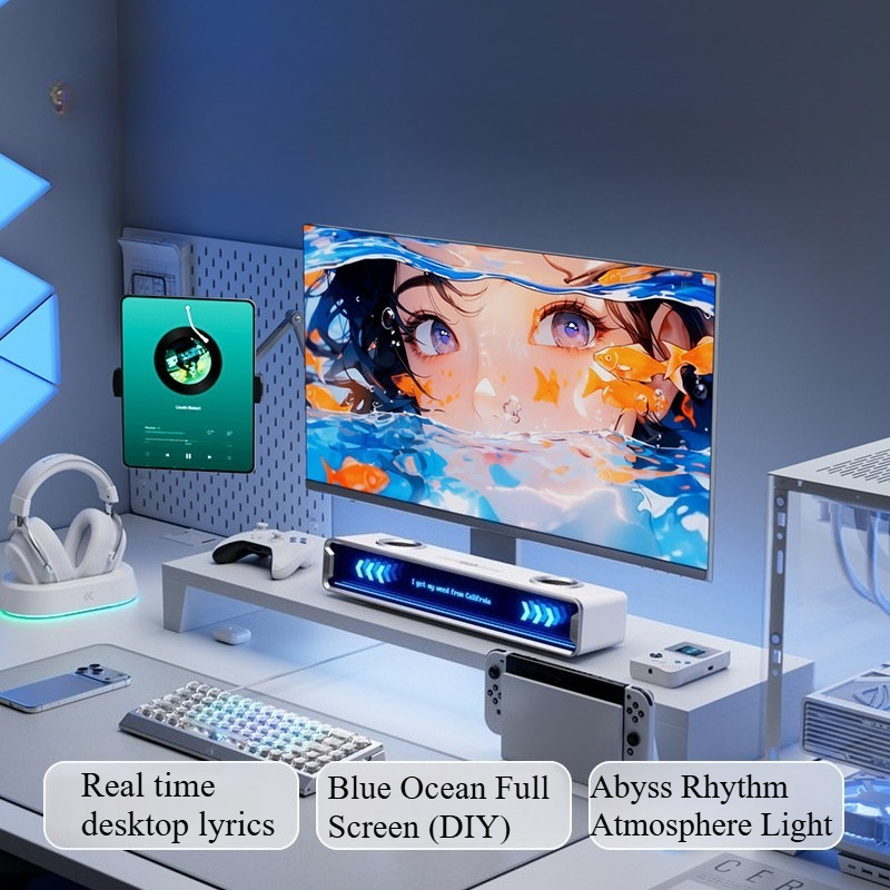 Altavoz K20 GT con Pantalla Co - Speaker Desk Setup reseña y precio