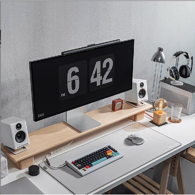 Soportes para altavoces de esc - Speaker Desk Setup reseña y precio
